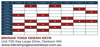 Bikram Yoga Ocean Keys & Joondalup - Adelaide Schools 3