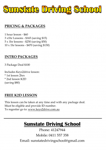 Sunstate Driving School - Adelaide Schools 5